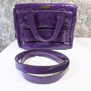 Kate Spade Little Kennedy Bow Satchel Purple.